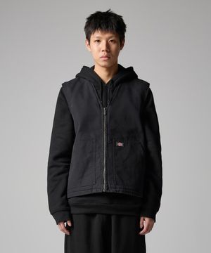 덕 캔버스 베스트 Black