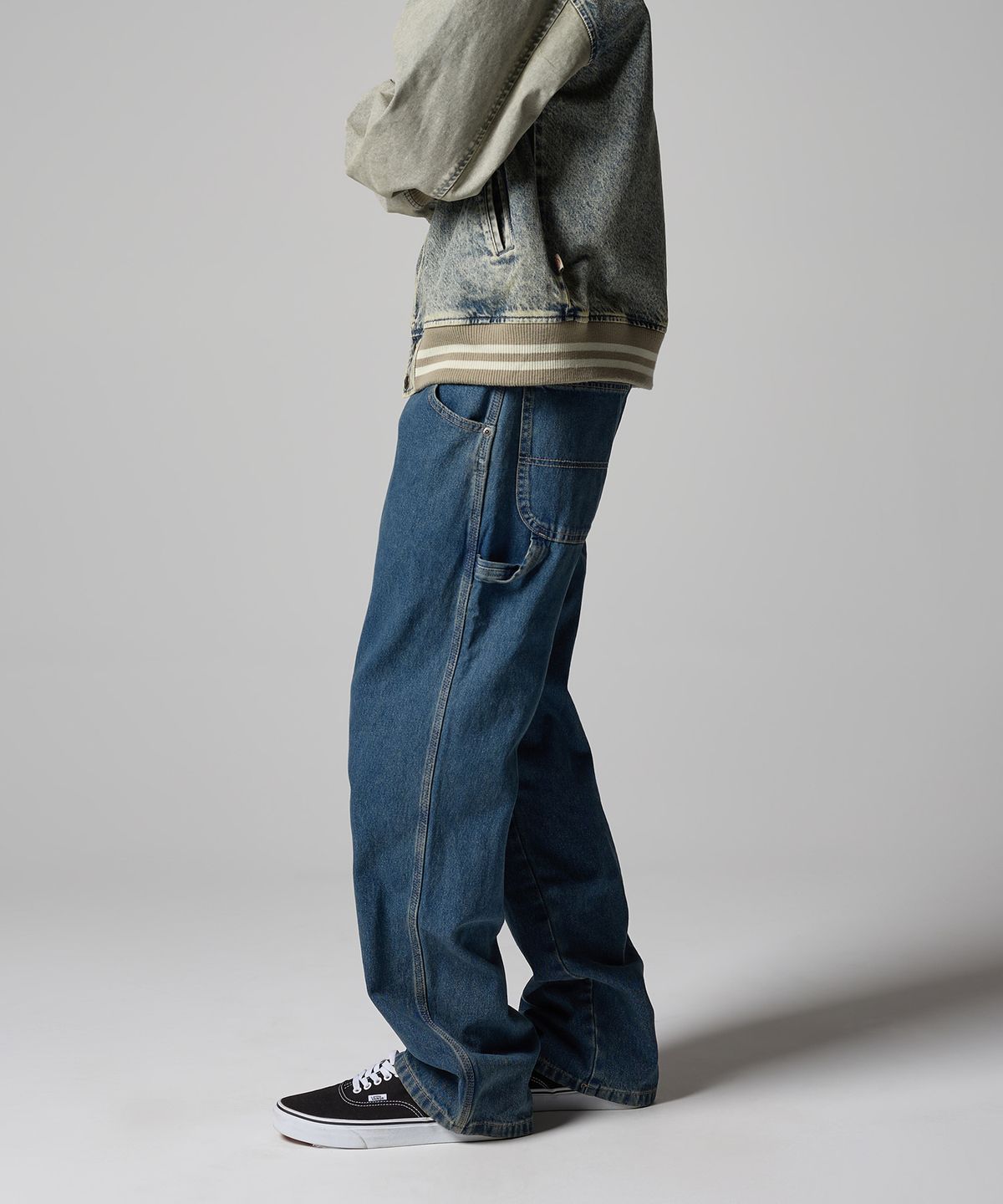 디키즈(DICKIES) 19294 카펜터 라이트 데님 팬츠 Tinted Khaki