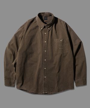 리사이클 긴팔셔츠 브라운 KMLS6867