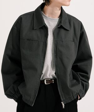 립포켓 블루종 자켓 딥그레이 MMOT6866