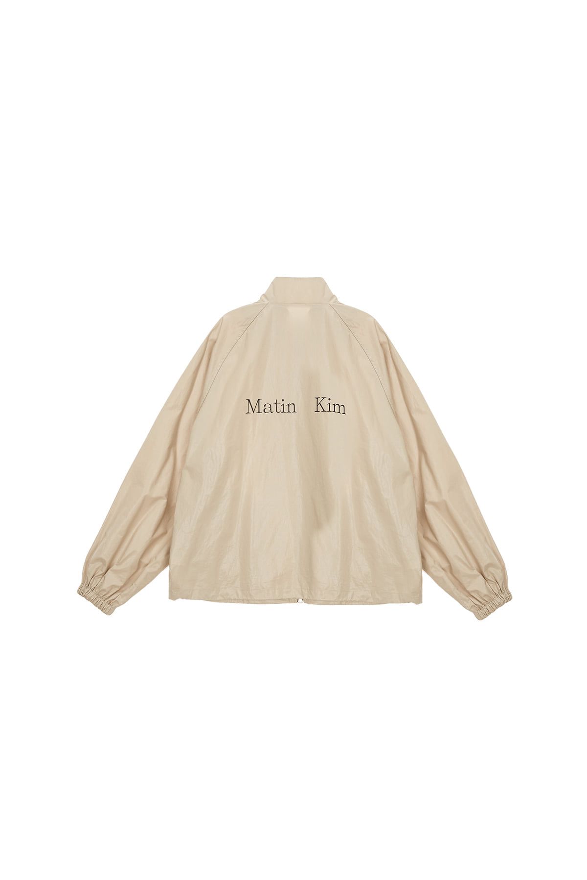 MUSINSA | MATIN KIM MATIN KIM LOGO COATING JUMPER IN BEIGE