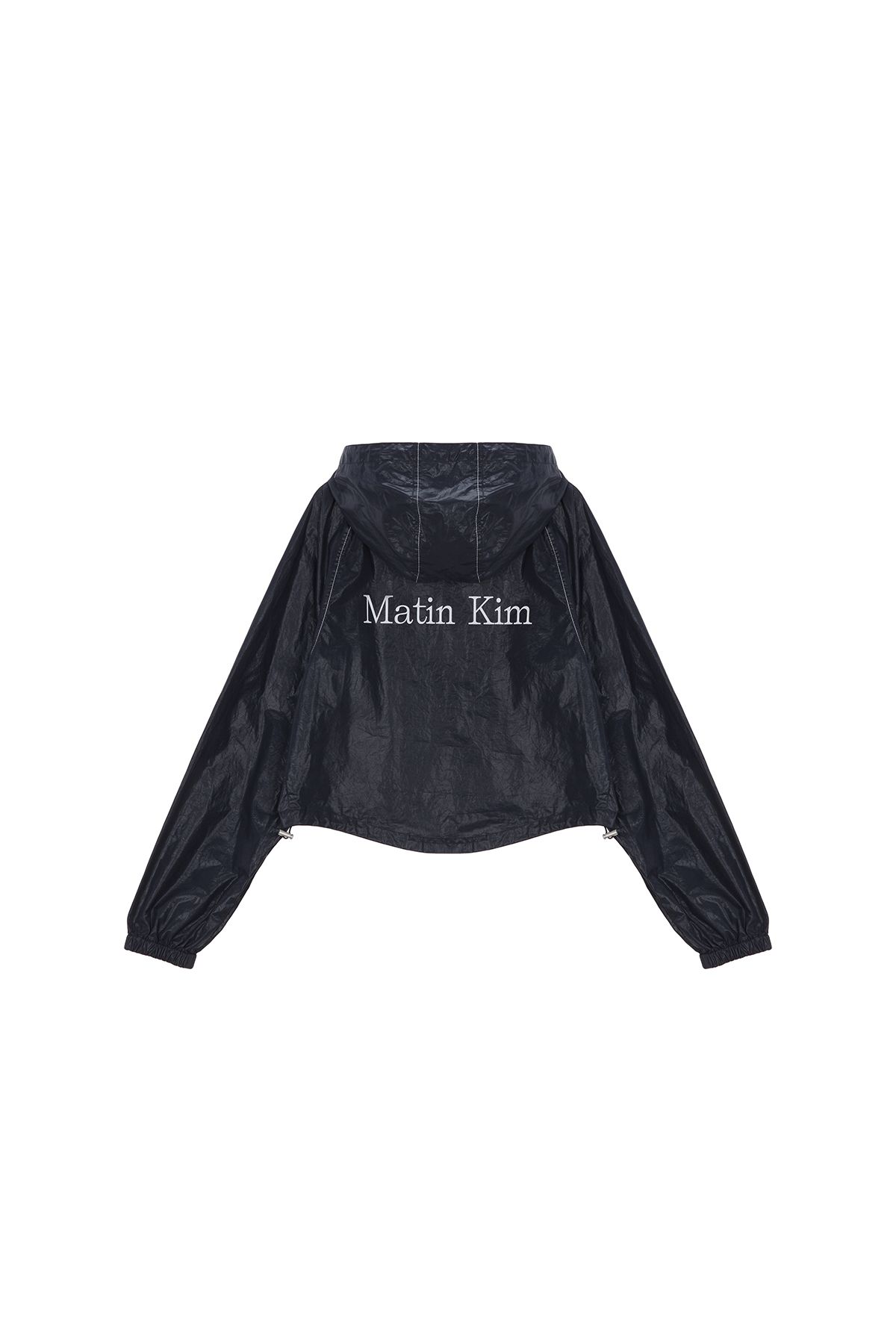 ★Matin Kim★MATIN CROP HOODY COATING JUMPER★大人気★ Matin Kim】マーティンキム CROP HOODY COATING JUMPER