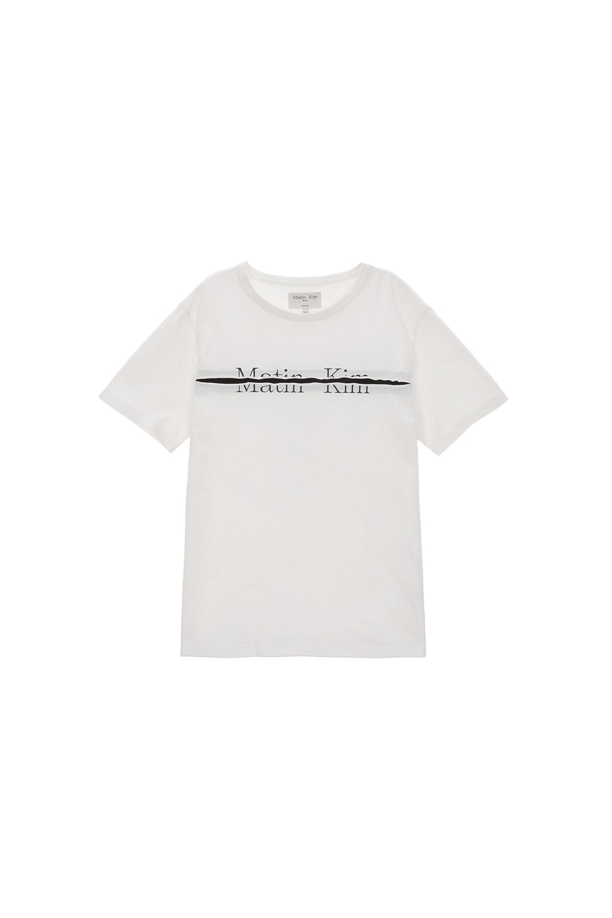 ★Matin Kim★LOGO CUTTED LAYERED TOP★大人気★ MUSINSA公式 | MATIN KIM [追加20％OFF] LOGO CUTTED LAYERED