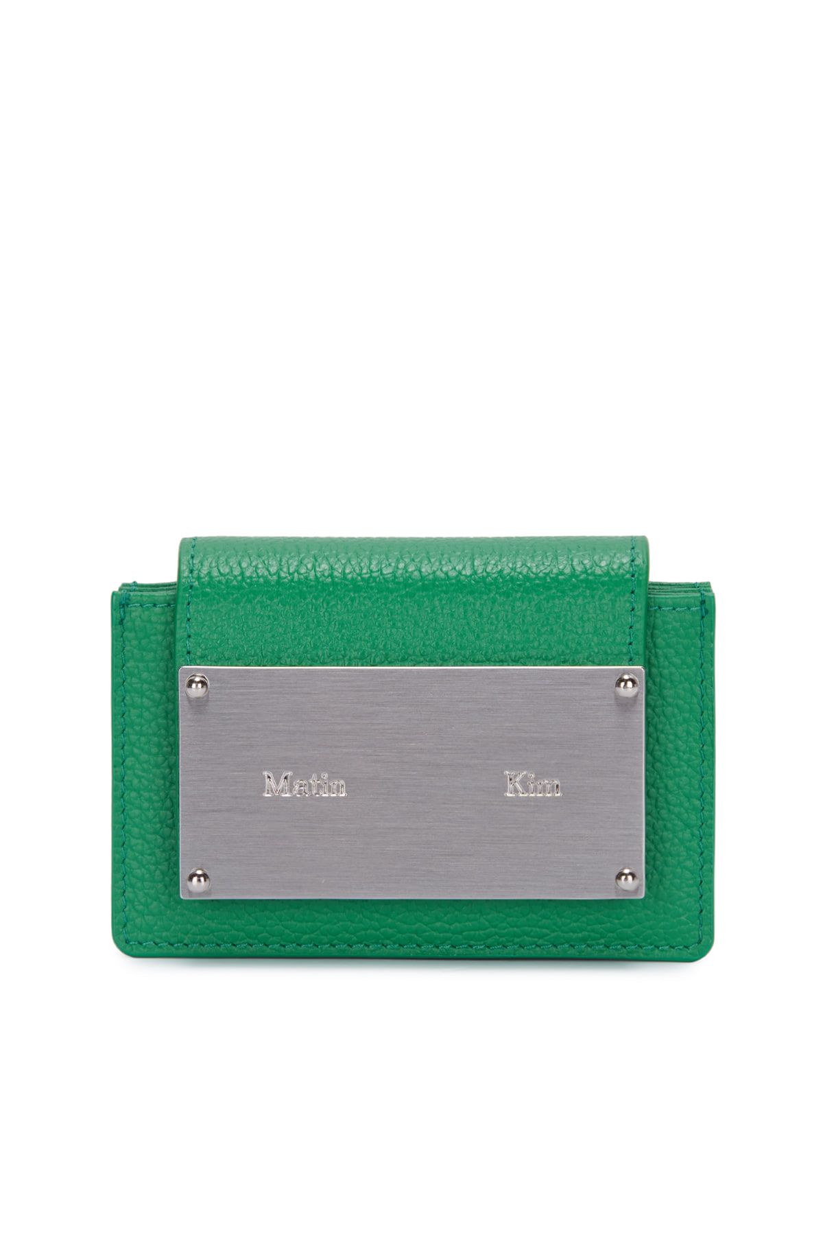 MUSINSA | MATIN KIM ACCORDION WALLET IN GREEN