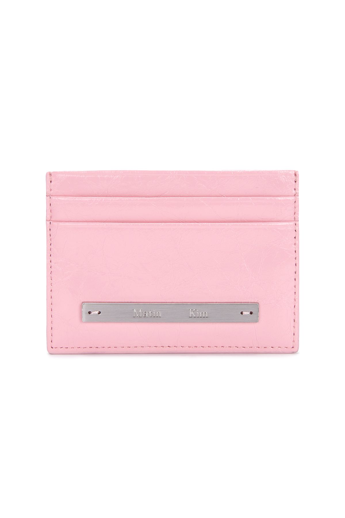 【Matin Kim】韓国人気★GLOSSY CARD WALLET MUSINSA公式 | MATIN KIM GLOSSY CARD WALLET IN PINK