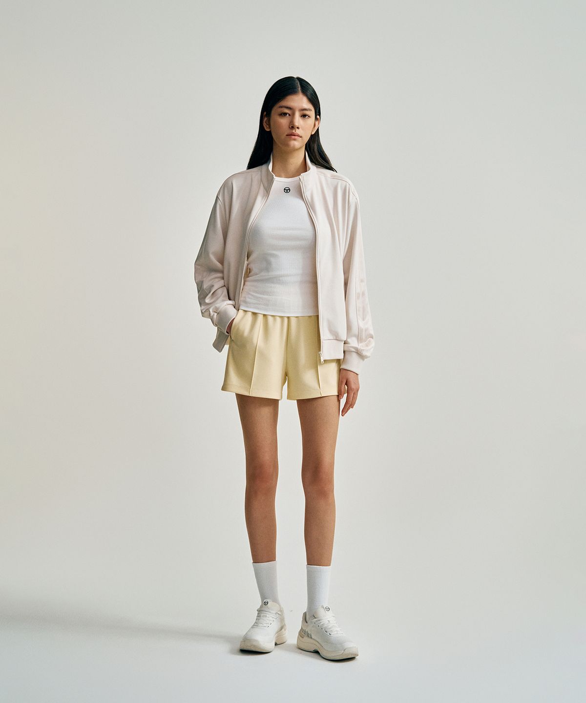 세르지오 타키니(SERGIO TACCHINI) W 타키니 모던 트랙 릴렉스핏 반바지 (L.Yellow)