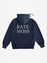 Kate Moss over and oversized Hoodie (Navy Blue)