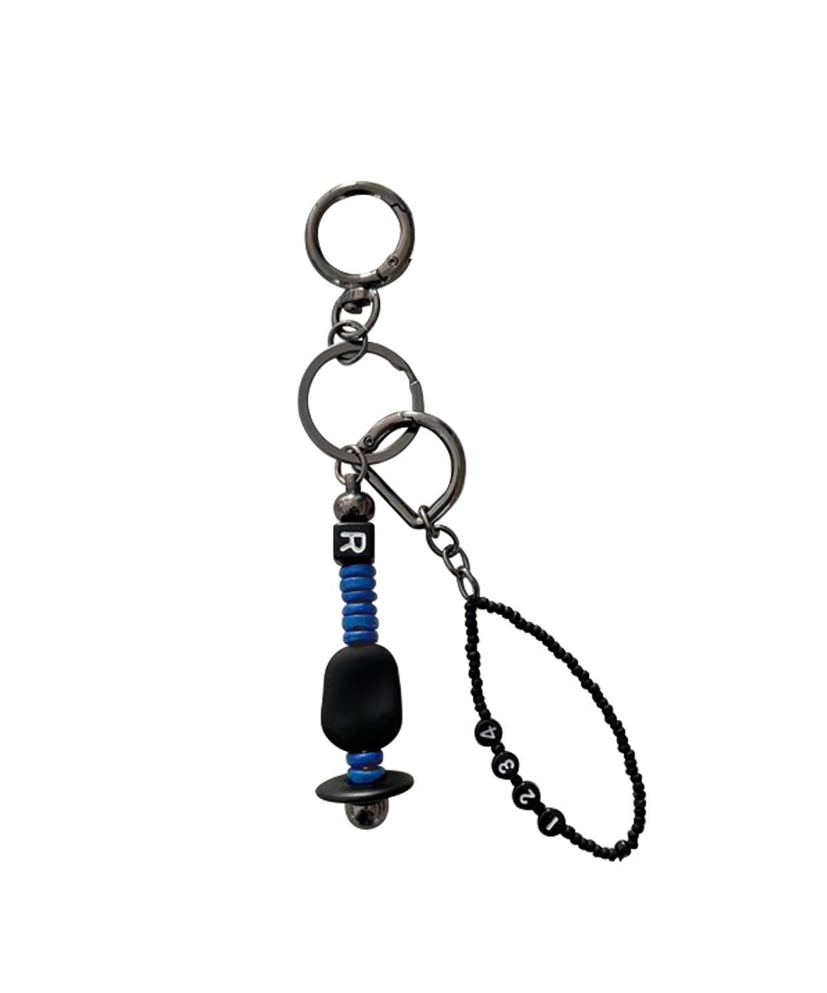 르브아시스(REVOIRSIS) nature beads keyring blue