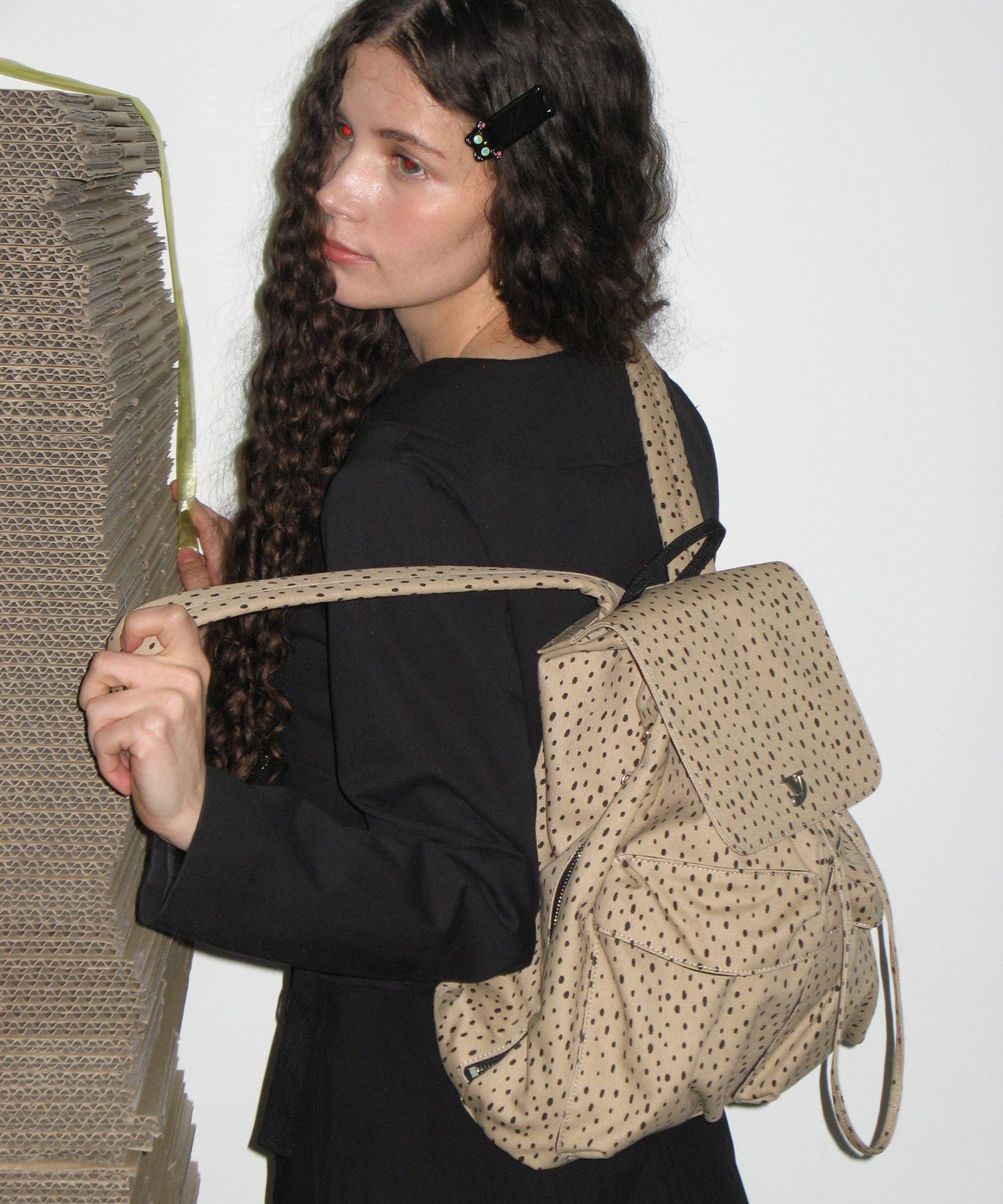 バッグ・カバンその他 YEOMIM mini day backpack dot leopard yeo-329 韓国人気ブランド☆mini day backpack (dot leopard)/YEOMIM