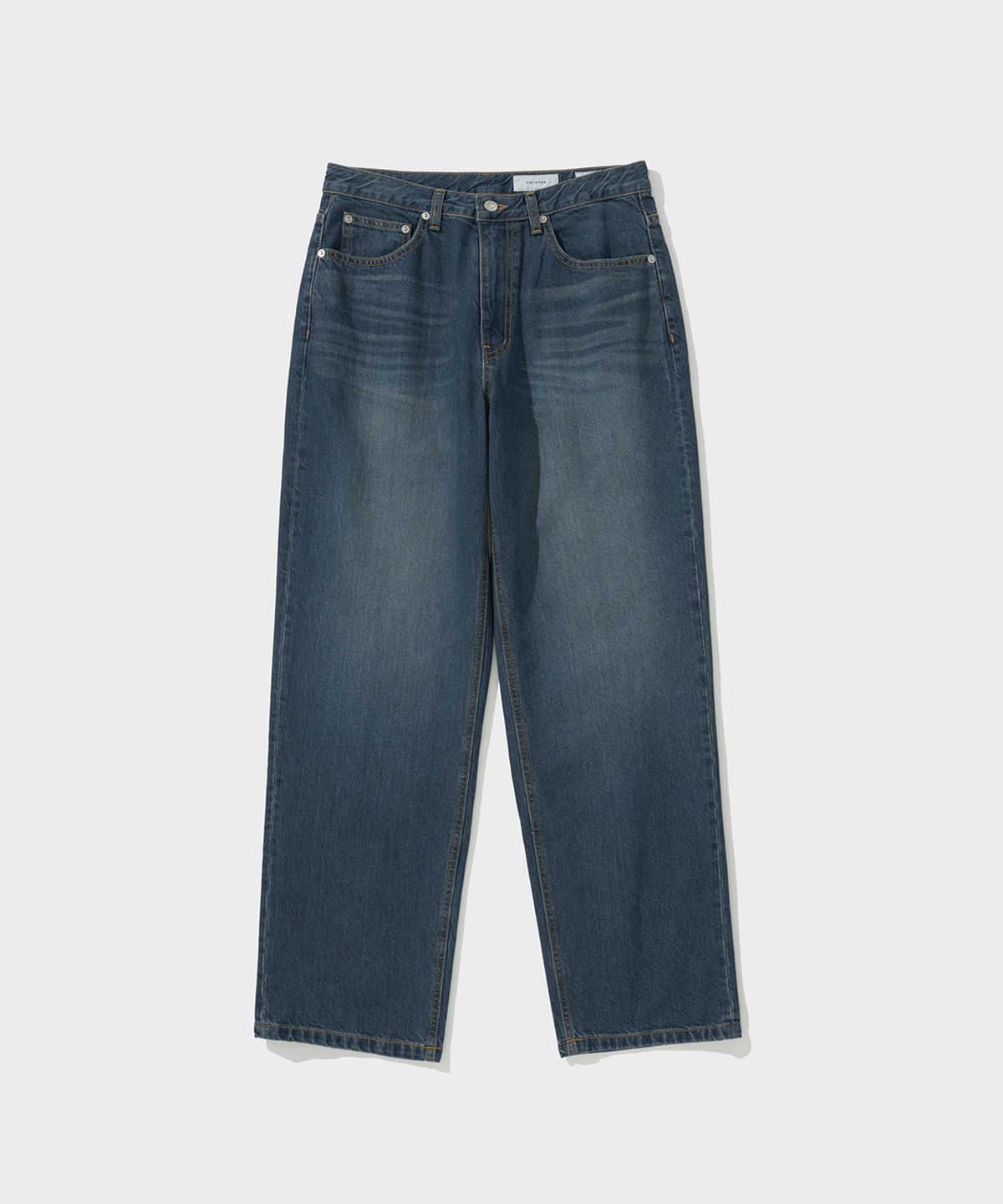 셔터(SHIRTER) 5P WIDE DENIM PANTS (FADED INDIGO)
