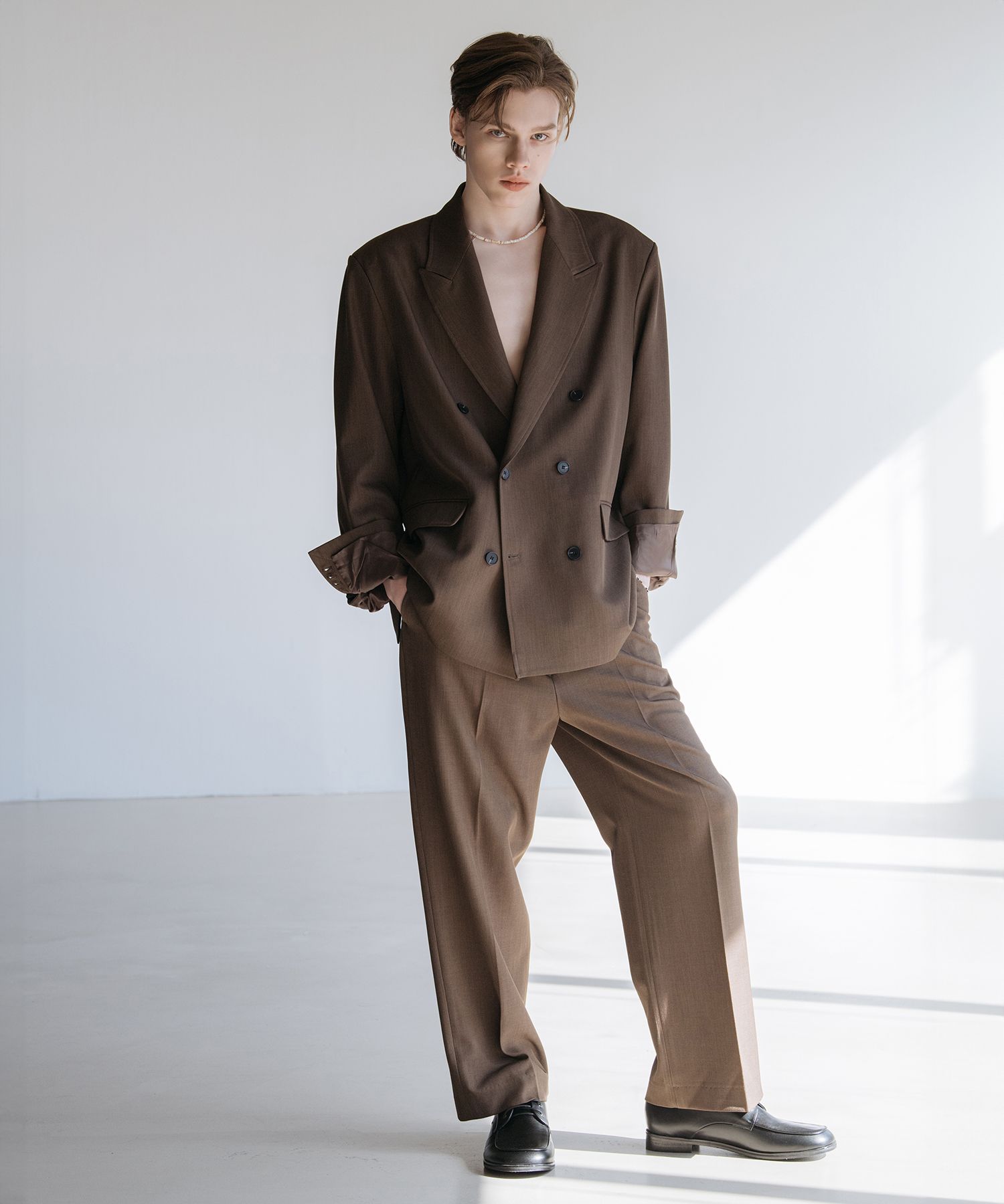 MUSINSA公式 | DECOROSO シエル ピークドダブルオーバーサイズ