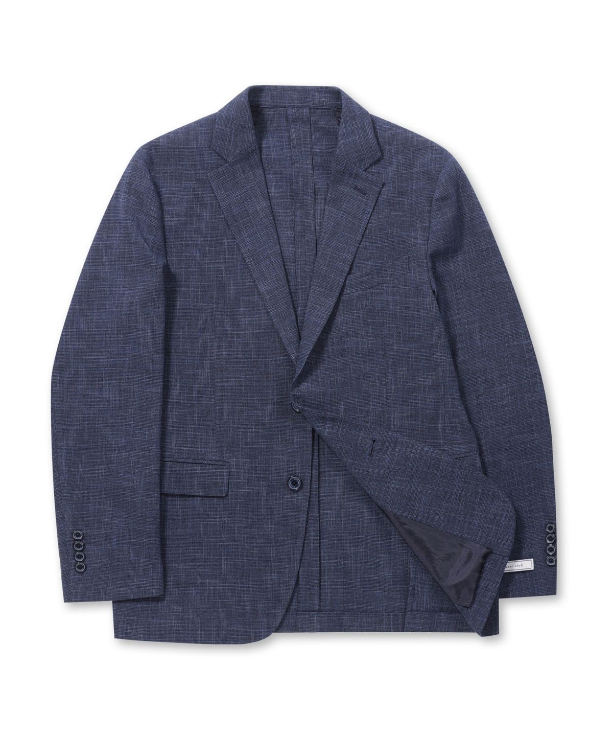 브렌우드(BRENTWOOD) 글렌체크 경량 써커 자켓 BRJBM25551NYX
