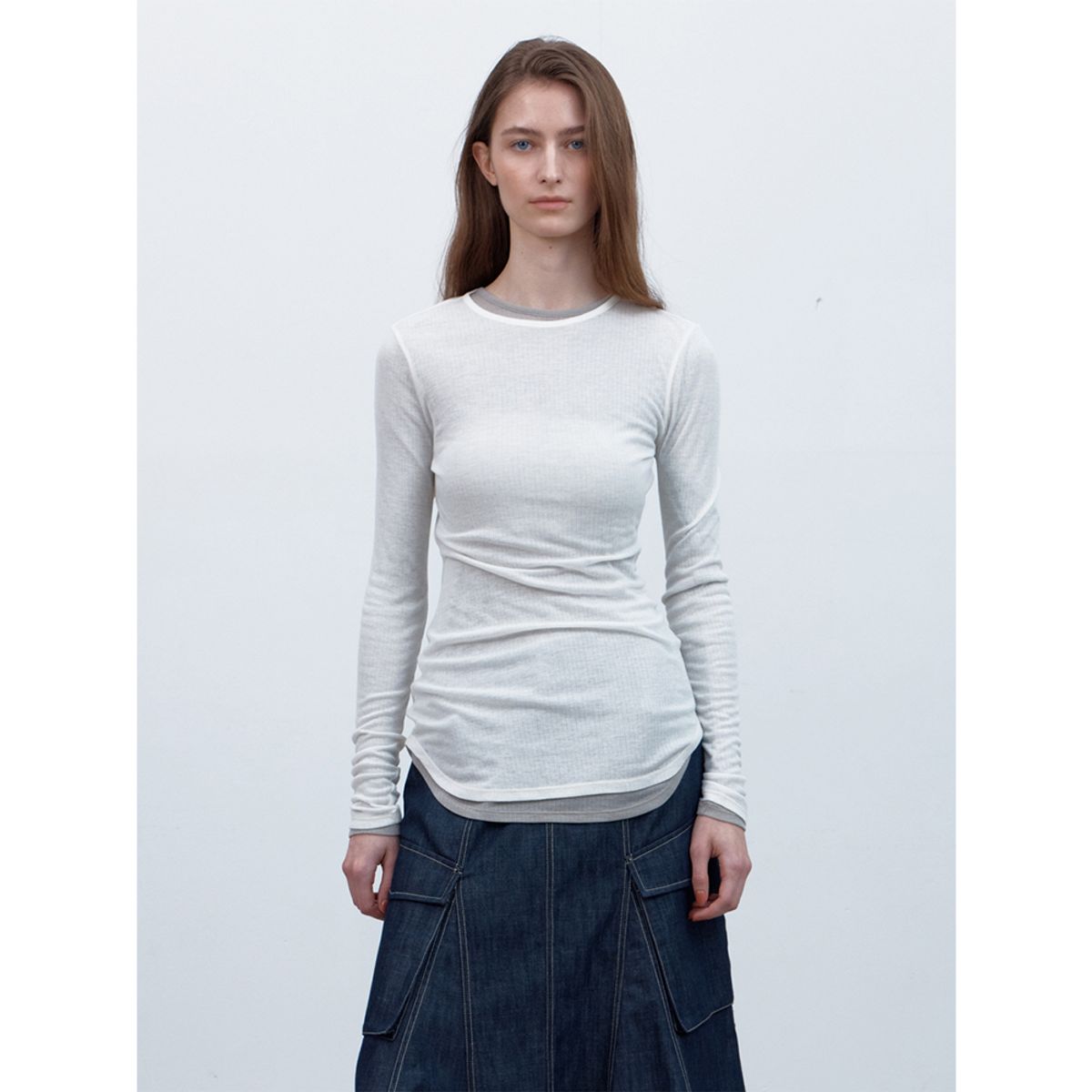 퍼블리카엑스(PUBLICKA X) PAULA TOP IVORY