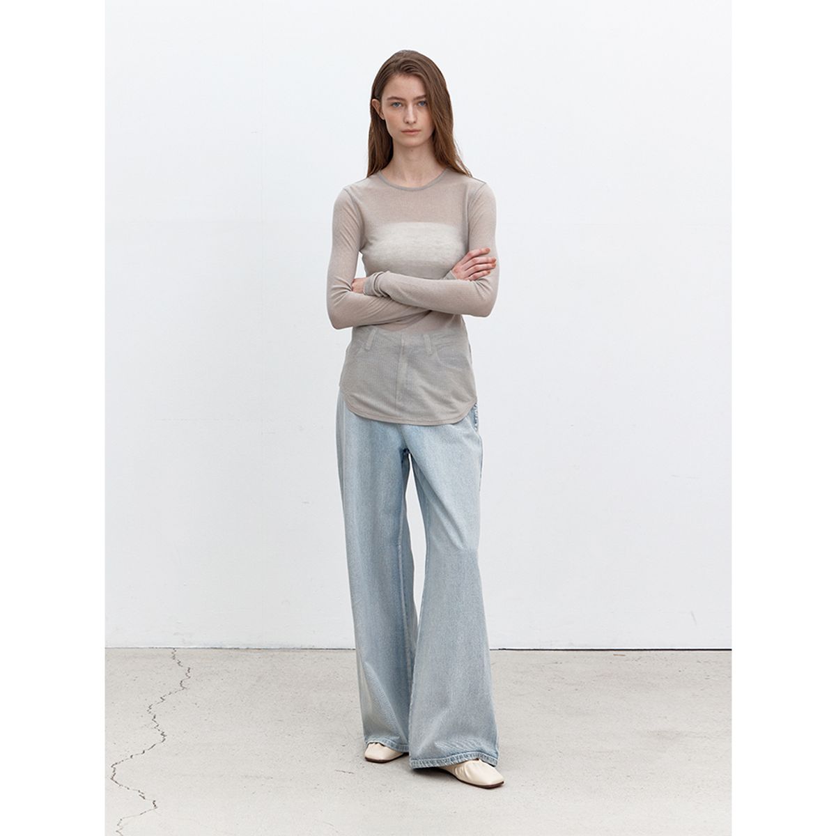 퍼블리카엑스(PUBLICKA X) PAULA TOP GRAY