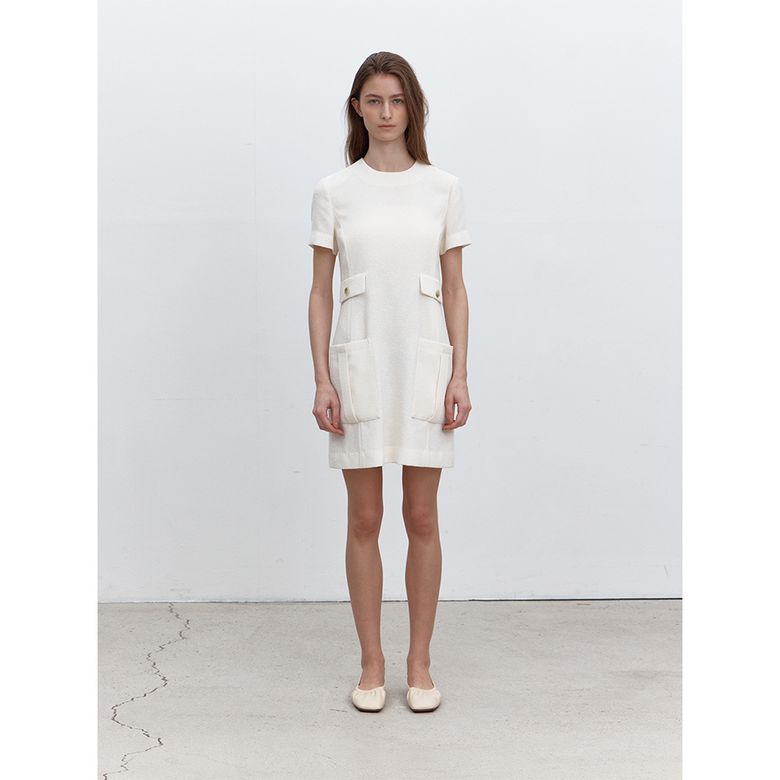 INES DRESS IVORY