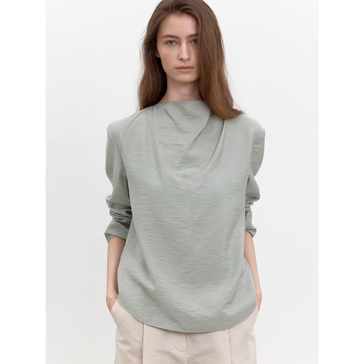 퍼블리카엑스(PUBLICKA X) DIANA BLOUSE MINT