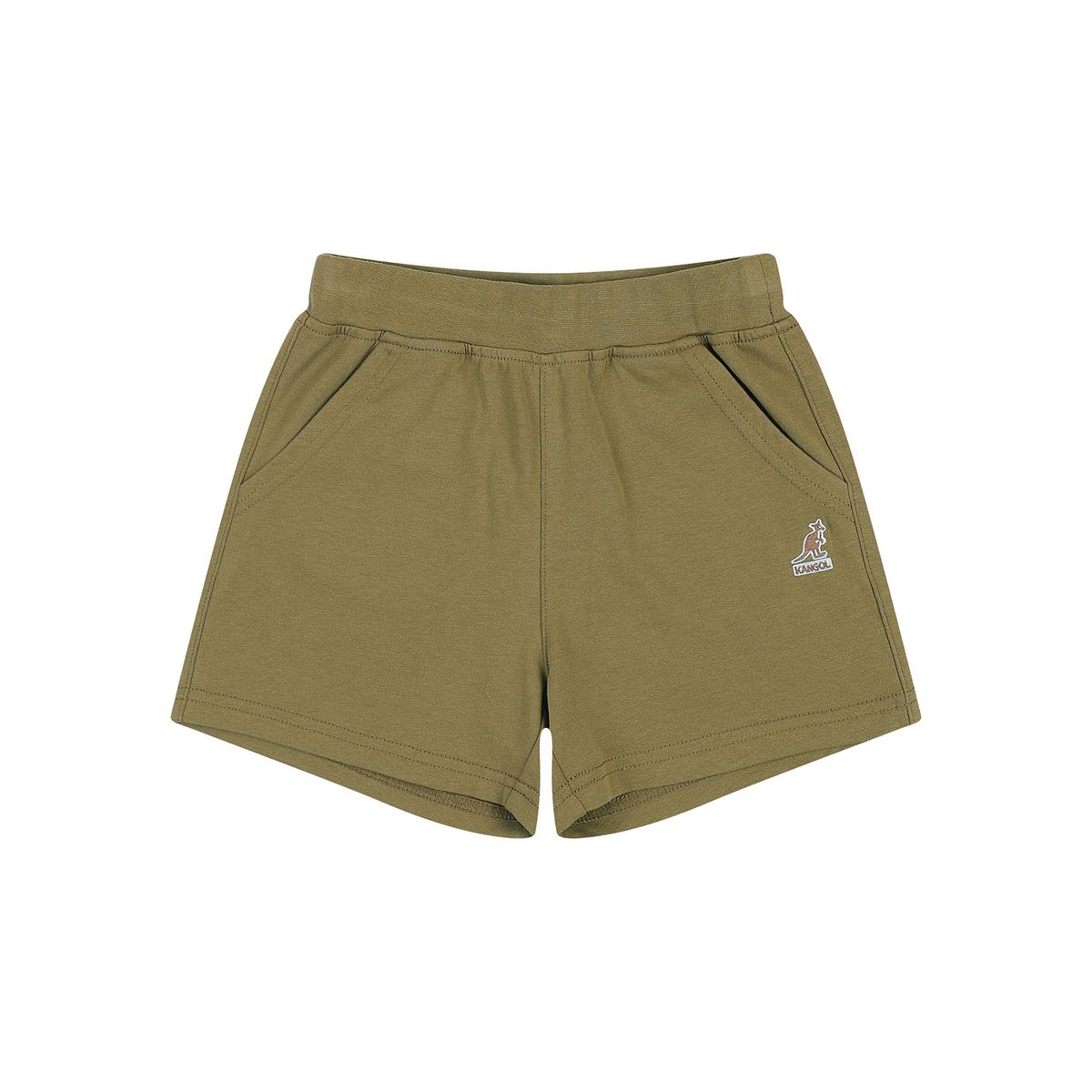 캉골키즈(KANGOL KIDS) 쿨맥스 저지 쇼츠 RB 0001 카키