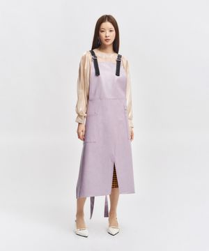 라벤더무드 에이프런 원피스