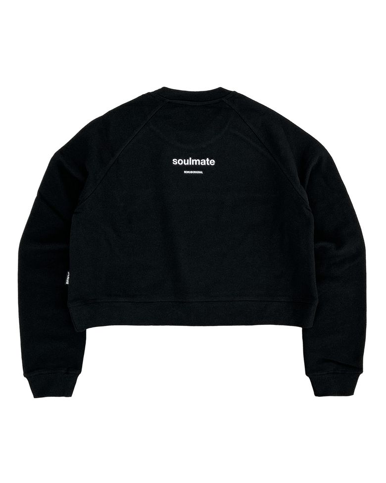 RK soulmate  crop sweatshirt black rk007