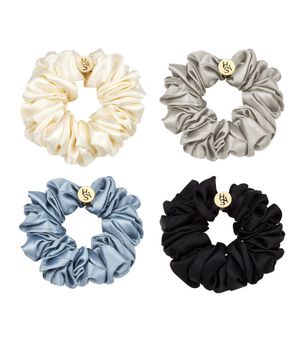 HLD006  Classic pleated scrunchie (L)