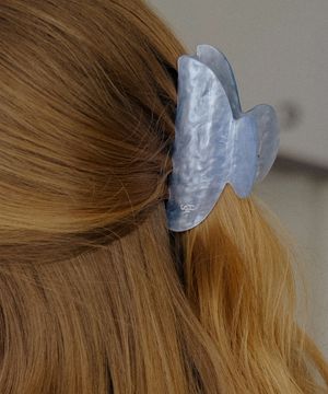 HLD007 Marbling round hair clip