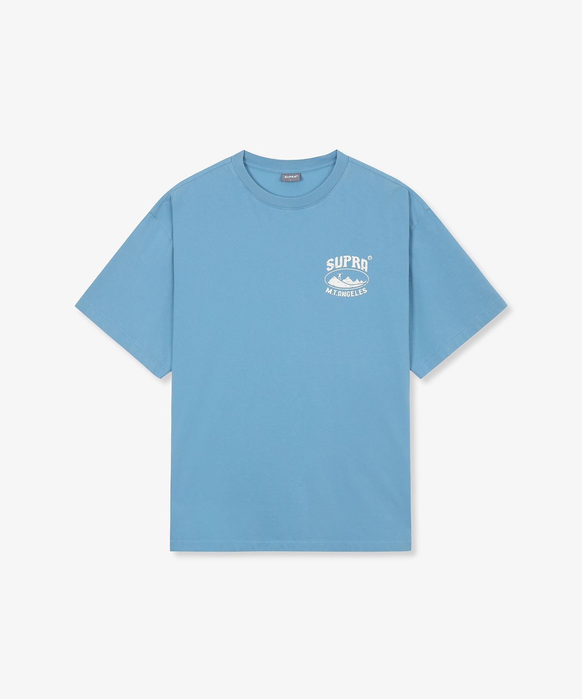 수프라(SUPRA) 가먼트 다잉 그래픽 반팔 티셔츠(BLUE)