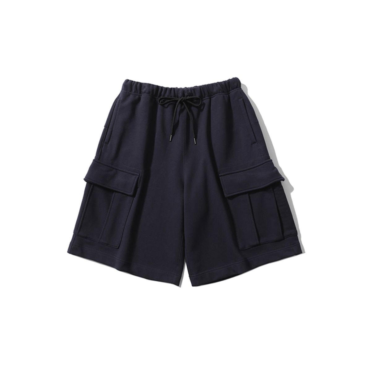모이프(MOIF) [SS25] OVER MIL SWEAT SHORTS / NAVY