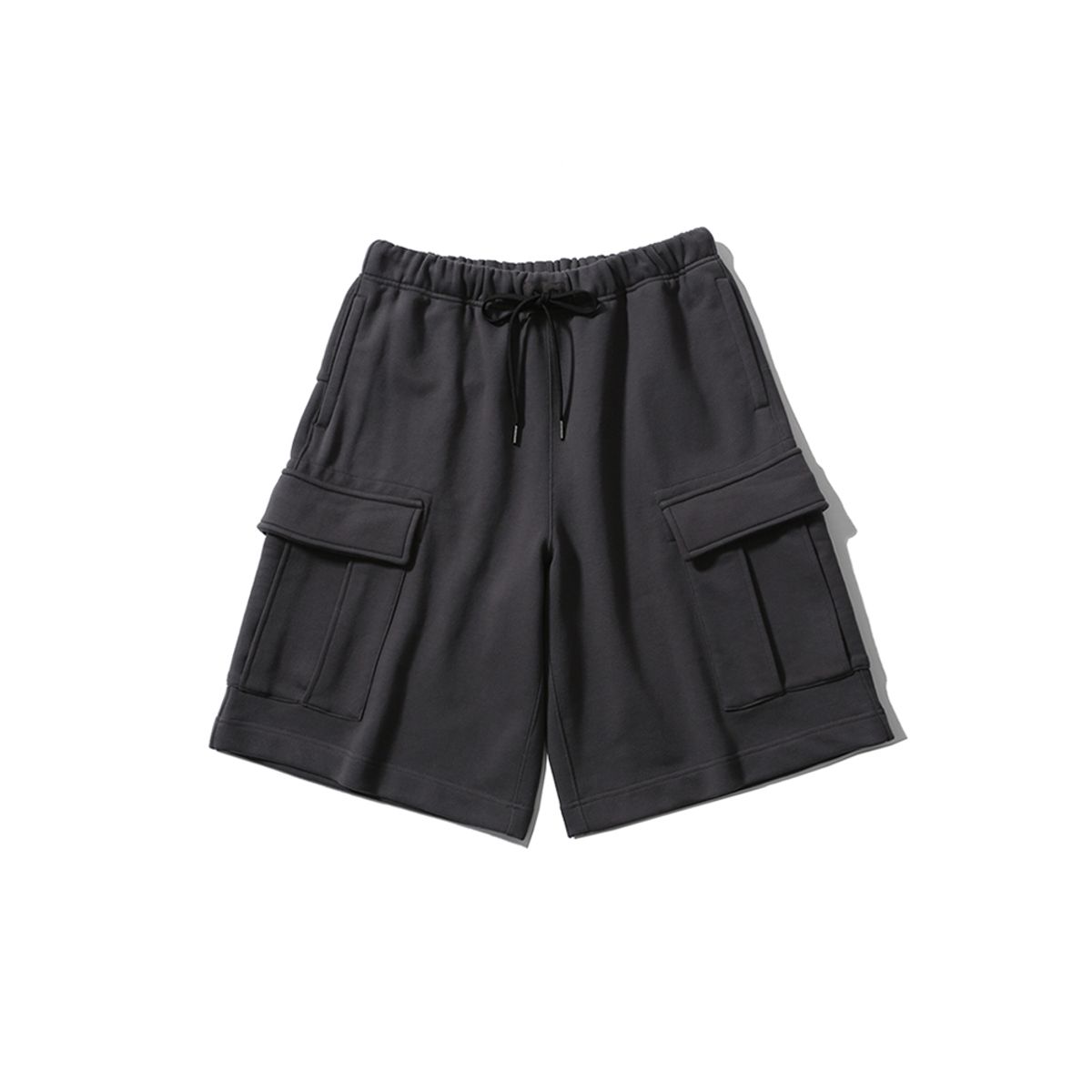 모이프(MOIF) [SS25] OVER MIL SWEAT SHORTS / CHARCOAL