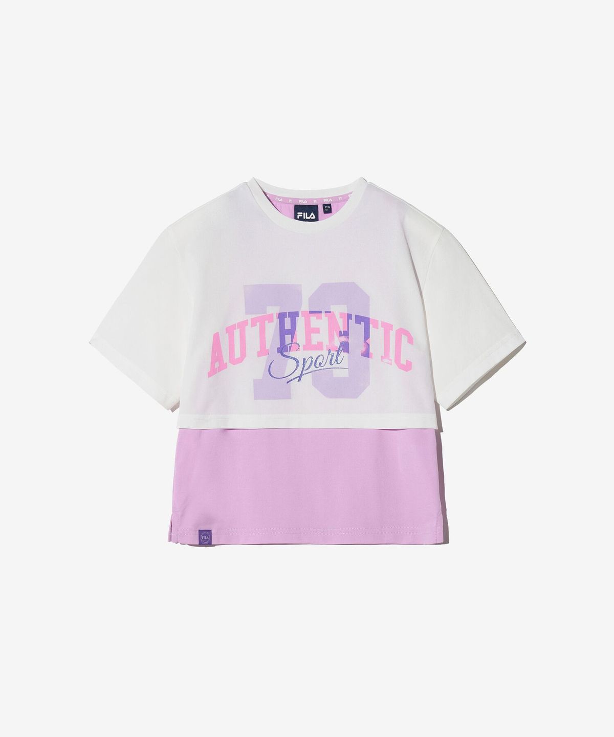 휠라 키즈(FILA KIDS) 여아 레이어드 티셔츠