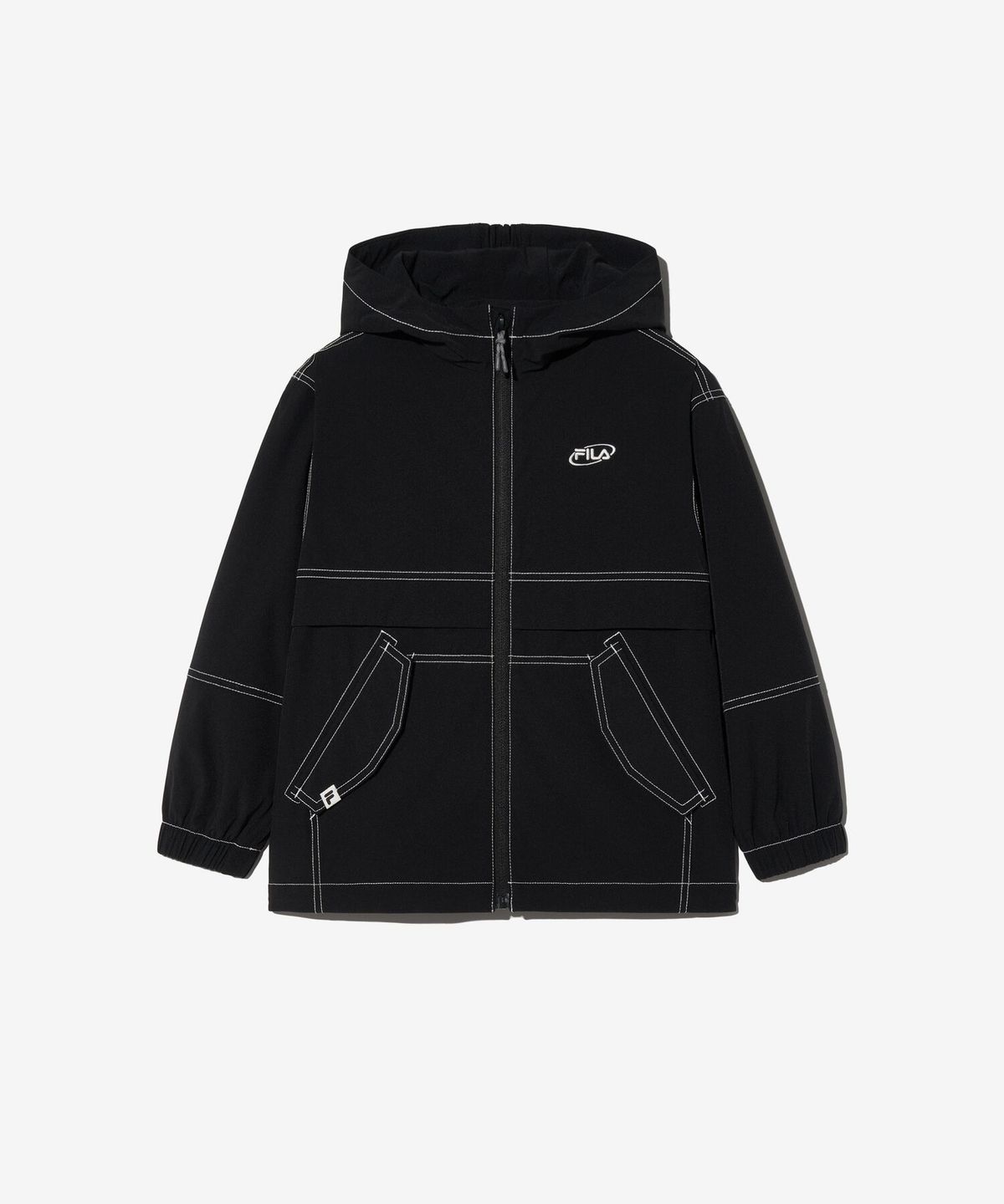 휠라 키즈(FILA KIDS) 스티치 매쉬 안감 바람막이