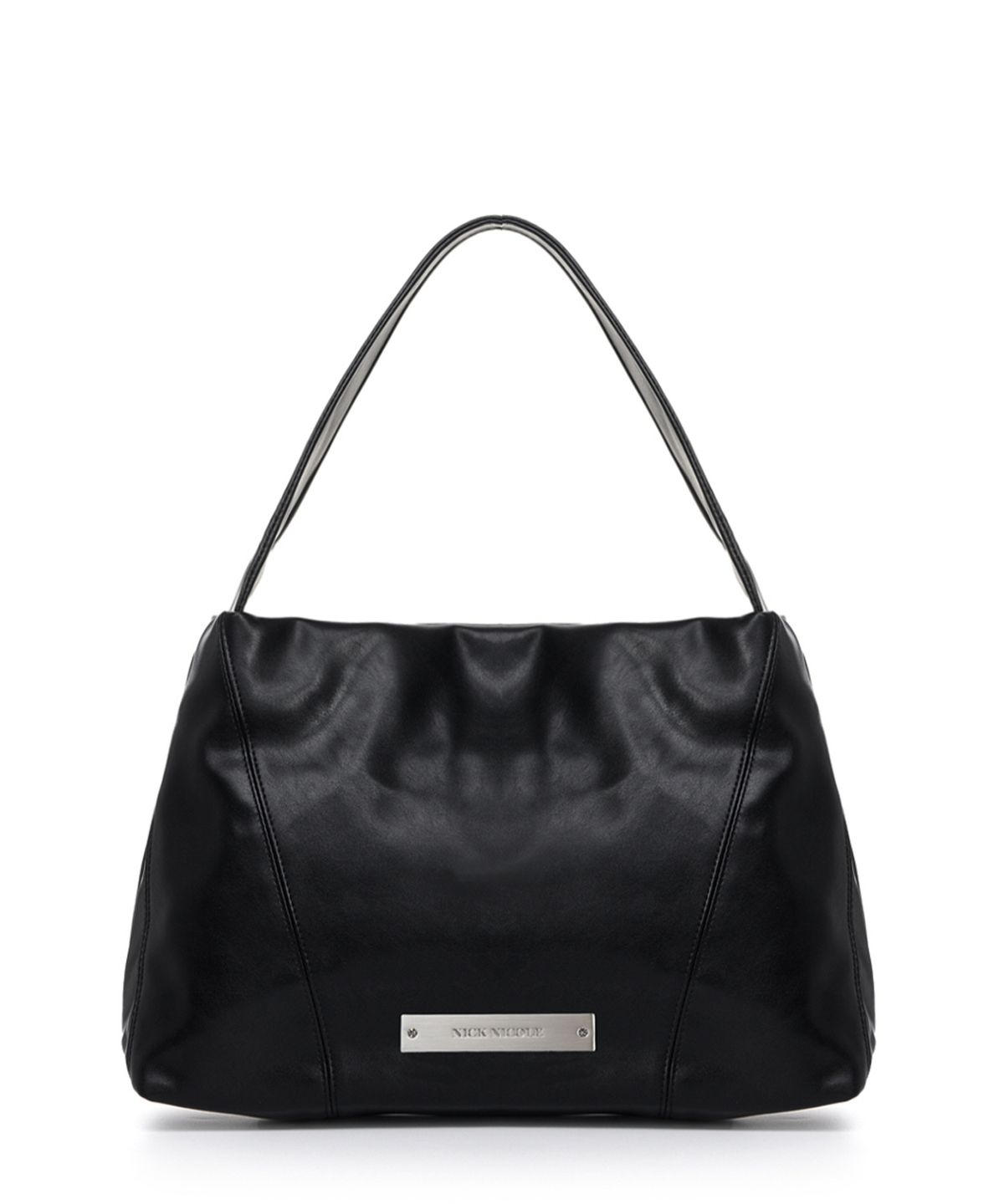 닉앤니콜(NICK&NICOLE) LOOSE BIG CRYSTAL SHOULDER BAG_BLACK