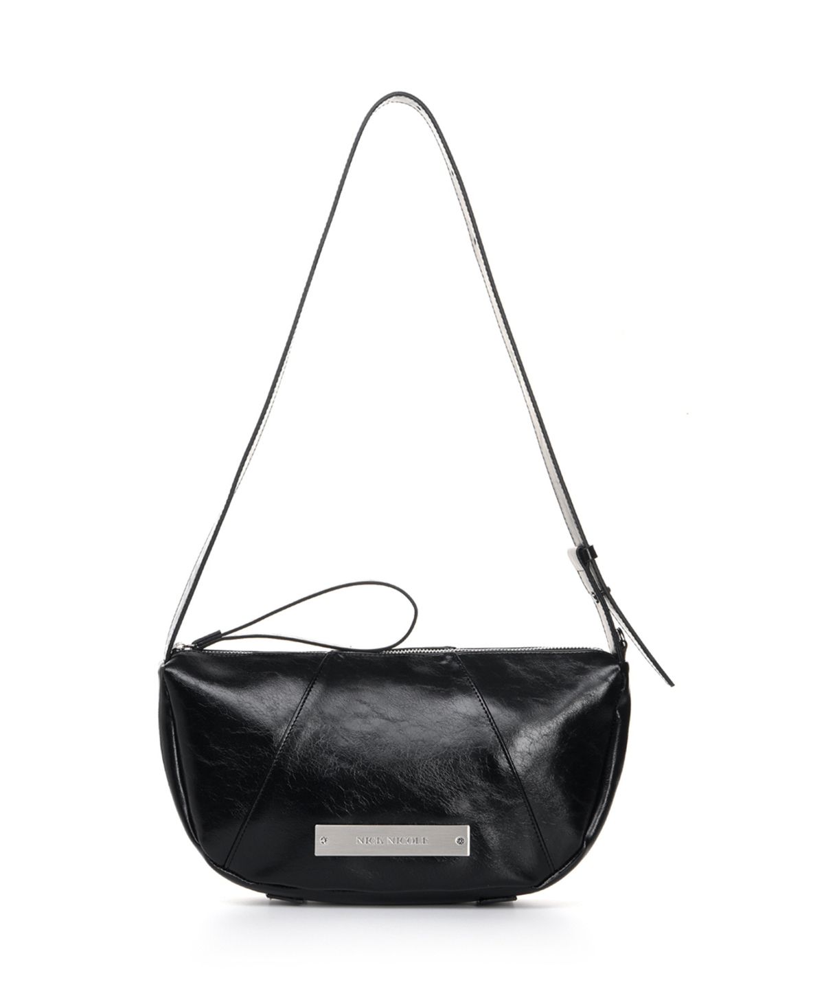 닉앤니콜(NICK&NICOLE) CRYSTAL ROUND SHOULDER BAG_BLACK