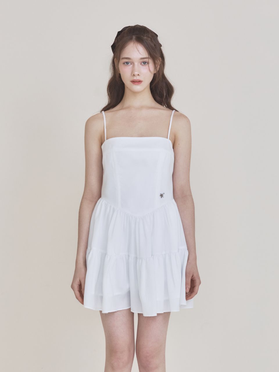 ◇Not your rose◇ Ruby dress (White) MUSINSA | NOT YOUR ROSE Ruby Dress (White)