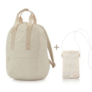 수지 백팩 M - IVORY WHITE_스트랩 폰 파우치 GIFT