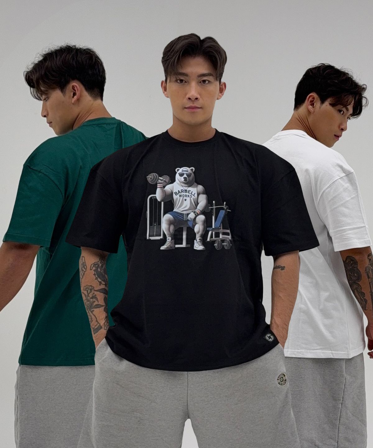 바벨웍스(BARBELLWORKS) 아이스베어 오버핏