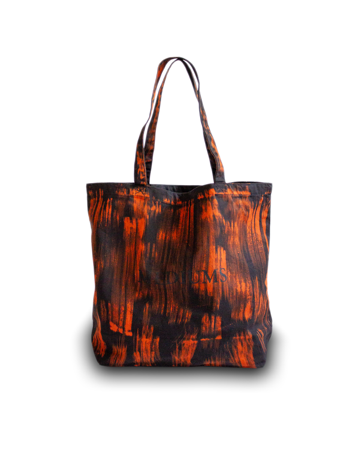 미디엄스(MEDIUMS) Brush Dyed Tote Bag - Black (브러쉬 다이 토트백)