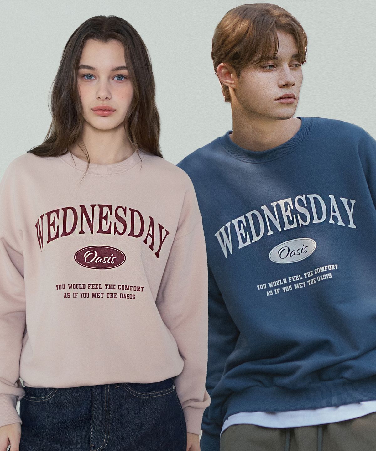 웬즈데이오아시스(WEDNESDAY OASIS) [2PACK]시그니처 스웨트 패키지_11Color