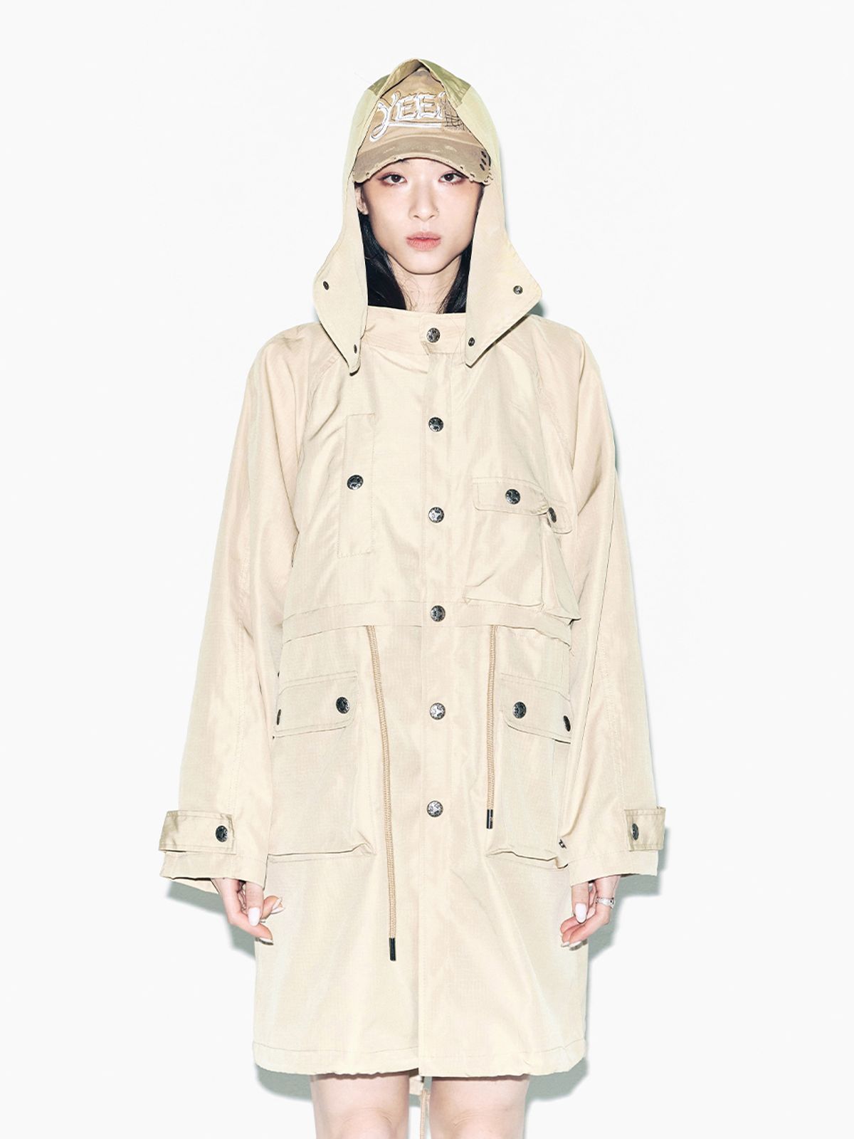 와이이이엘(YEEL) CANTON HOODIE FIELD JACKET YELLOW