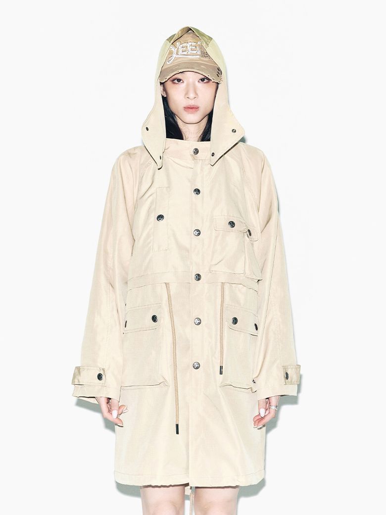 CANTON HOODIE FIELD JACKET YELLOW