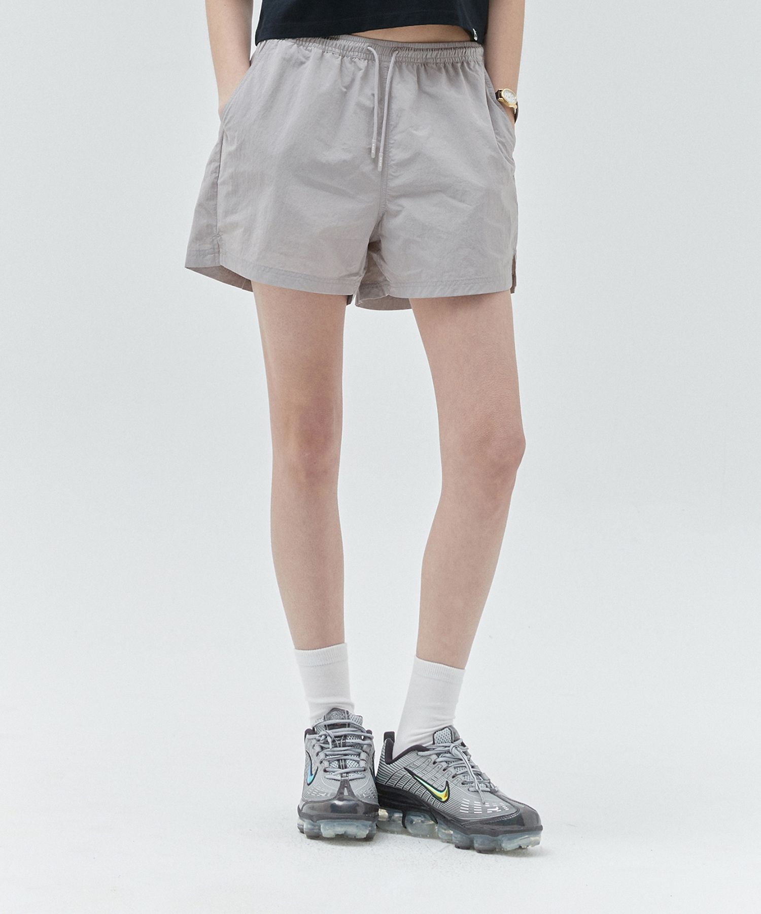 ★2025SS新作★KIRSH★KIRSH PLAIN ULTRALIGHT HALF PANTS MUSINSA | KIRSH Kirsch Plain Ultralight Half Pants [Black]