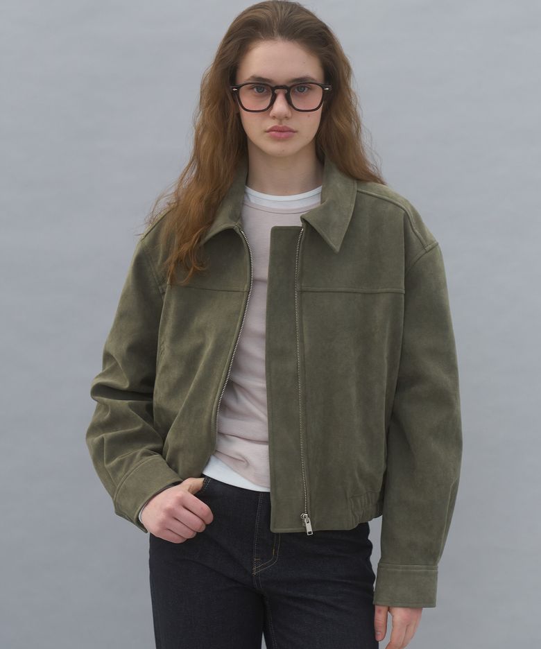 (2COLOR)CLASSIC SUEDE JUMPER