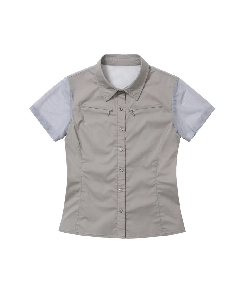 Mesh Hiking Shirts Grey