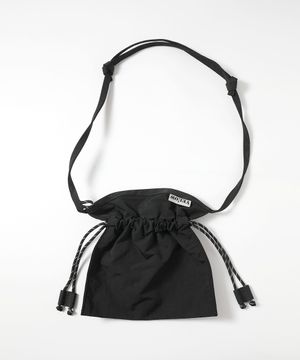 카고 스트링 미니 크로스백 - 블랙