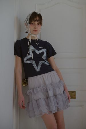 STAR PRINTIED T-SHIRT_NAVY