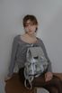 LETERIE POCKET BACKPACK_SILVER