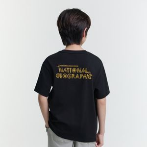 K252UTS990 변형로고 백그래픽 반팔 CARBONBLACK