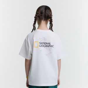 K252UTS990 변형로고 백그래픽 반팔 WHITE