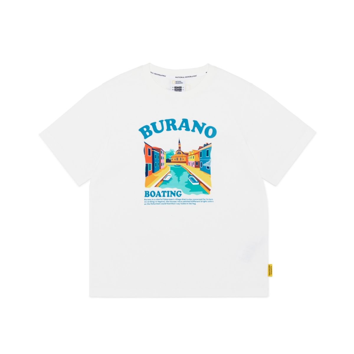 내셔널지오그래픽 키즈(NATIONAL GEOGRAPHIC KIDS) K252UTS970 여행 그래픽 반팔-4 WHITE