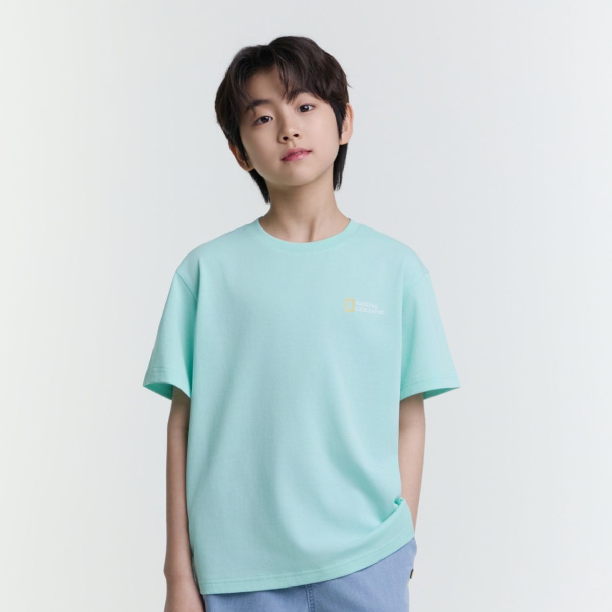 내셔널지오그래픽 키즈(NATIONAL GEOGRAPHIC KIDS) K252UTS930 여행 그래픽 반팔-1 MINT