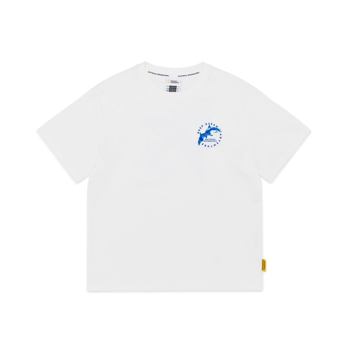 내셔널지오그래픽 키즈(NATIONAL GEOGRAPHIC KIDS) K252UTS920 동물 그래픽 반팔 WHITE